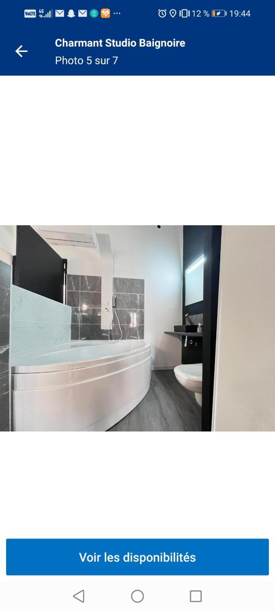 Charmant Studio Baignoire ناربون المظهر الخارجي الصورة